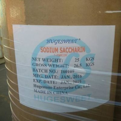 식품 감미료 나트륨 사카린 CAS 6155-57-3 Bp/USP/Ep/FCC