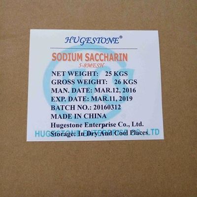 식품 감미료 나트륨 사카린 CAS 6155-57-3 Bp/USP/Ep/FCC