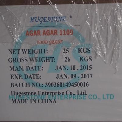 식품첨가물 아가르 아가르 CAS 9002-18-0 CAS 등록번호 9002-18-0과정 C12h18o9 N